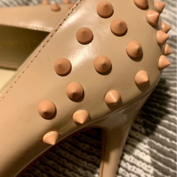 River Island Nude Studded Heels - Picture 4 of 6